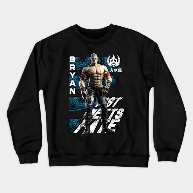 Bryan (Tekken 8) Crewneck Sweatshirt by wenderinf